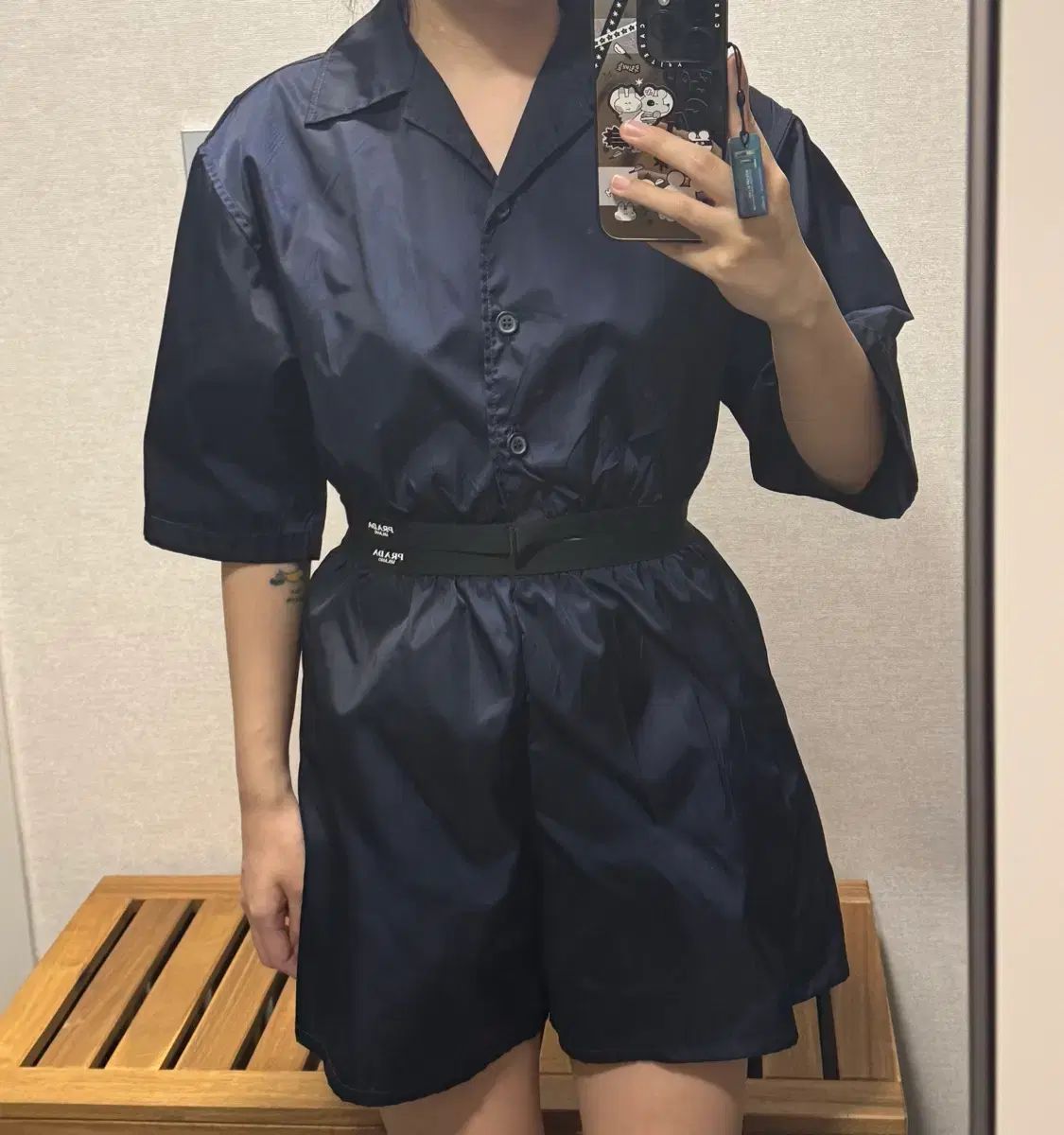 PRADA プラダ クロップド セットアップ ジャケット ハーフパンツ 36サイズ