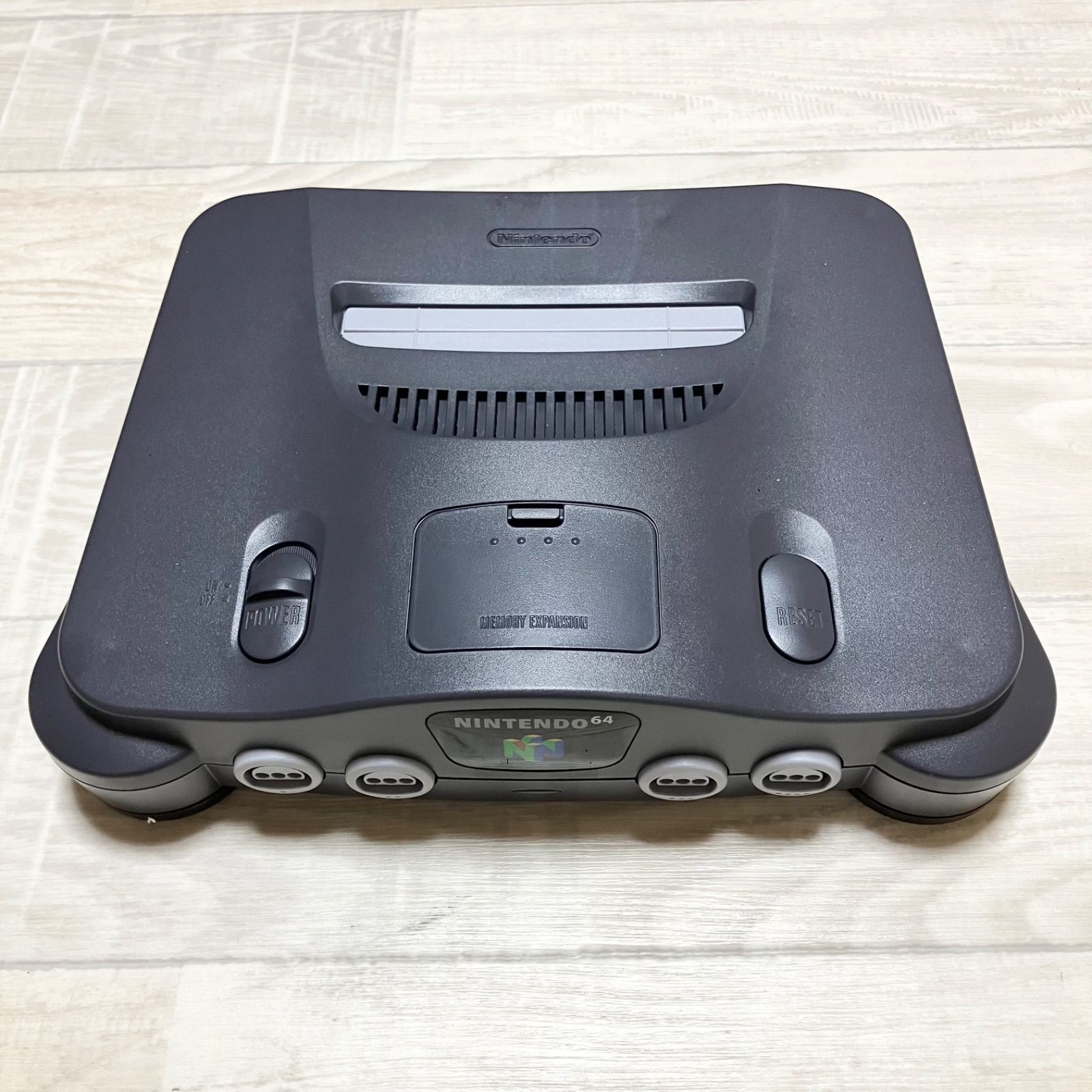 極美品　未使用に近い　ニンテンドー64本体　外箱　内ビニール袋　取扱説明書付き　Nintendo 任天堂