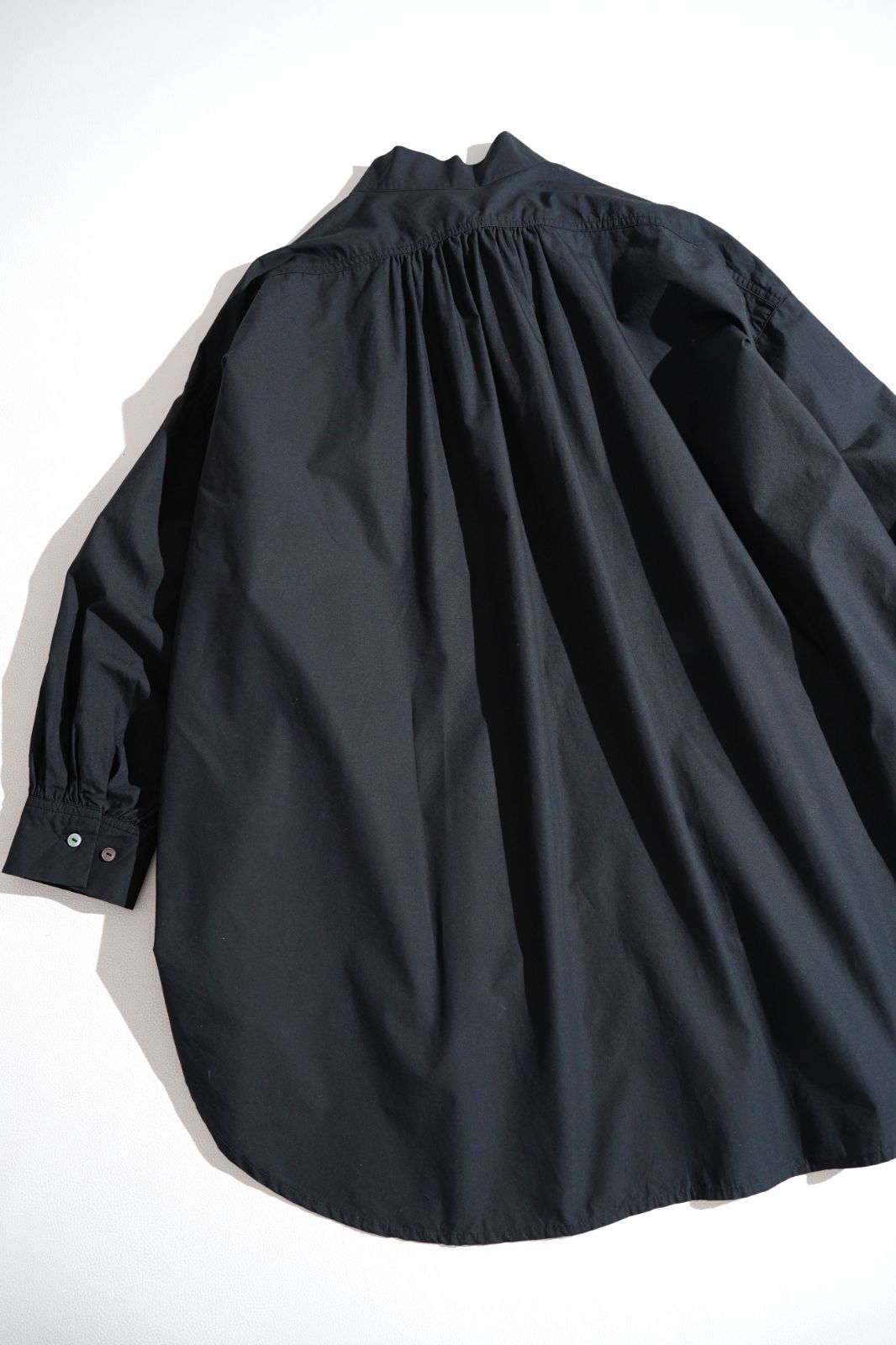 327t*美品 ネストローブ nest Robe コットンタイプライターリボンタイ