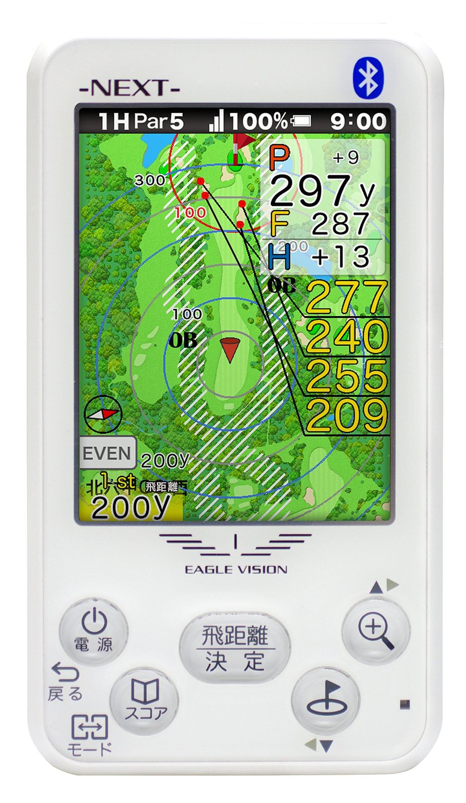 アサヒゴルフ EAGLE VISION GPS NEXT ユニセックス EV-732 ホワイト