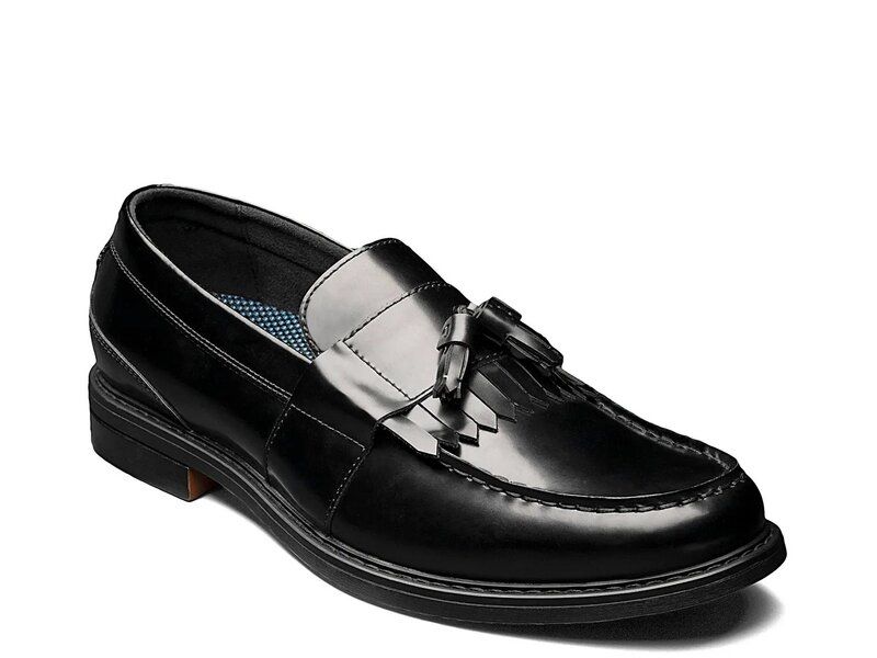 ノンブッシュ メンズ シューズ スリッポン・ローファー Nunn Bush Keaton Kiltie Loafer Black ブラック