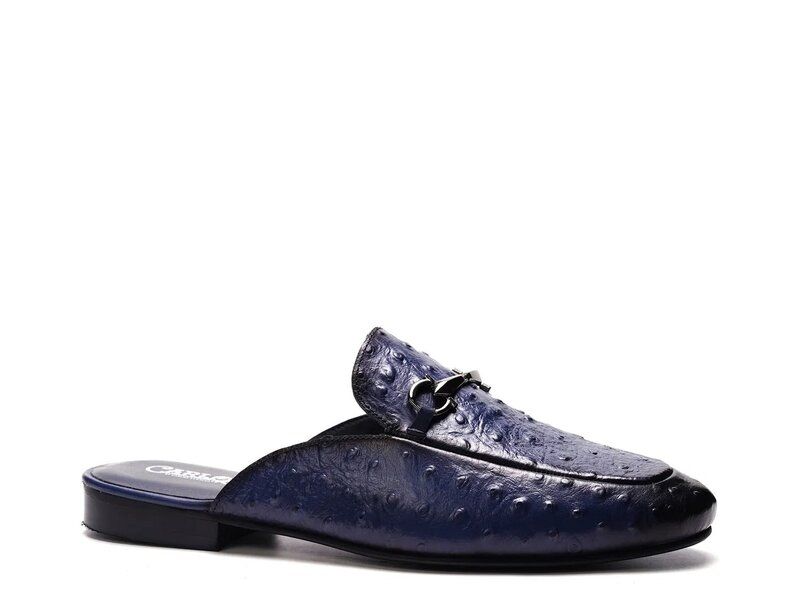 カルロスサンタナ メンズ シューズ サンダル Carlos by Carlos Santana Apollo Bit Sandal Navy Leather ネイビー