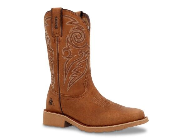 ロッキー メンズ シューズ ブーツ・レインブーツ クレープ ブーツ Rocky Monocrepe Western Work Boot Mens Tan タン