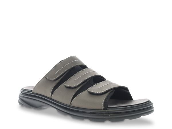 プロペット メンズ シューズ サンダル Propet Hatcher Slide Sandal Grey グレー
