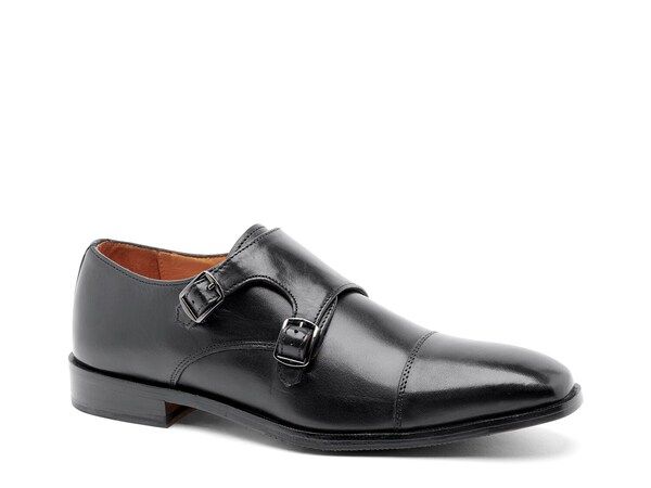 カルロスサンタナ メンズ シューズ スリッポン・ローファー モンクストラップ モンク キャップ Carlos by Carlos Santana Passion Cap Toe Monk Strap SlipOn Black ブラック