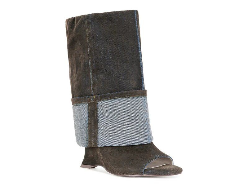 アザレア ワン レディース シューズ ブーツ・レインブーツ Azalea Wang Tin Foldover Bootie Dark Brown ブラウン