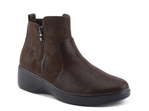 フレクサス レディース シューズ ブーツ・レインブーツ Flexus by Spring Step Yancey Bootie Chocolate Brown ブラウン