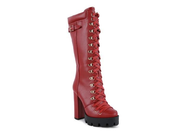 ロンドンラグ レディース シューズ ブーツ・レインブーツ London Rag Magnolia Boot Burgundy バーガンディ