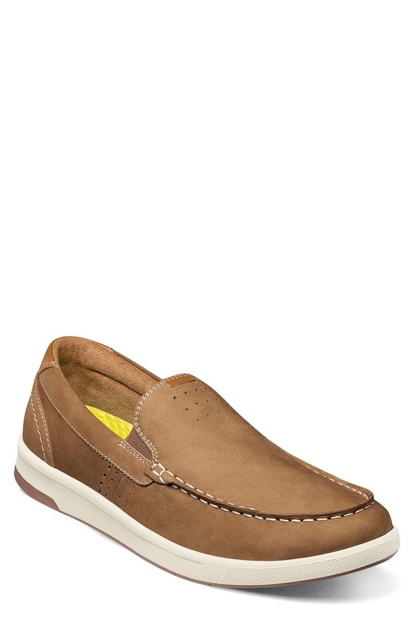 フローシャイム メンズ シューズ スリッポン・ローファー Florsheim Crossover Moc Toe SlipOn Mushroom