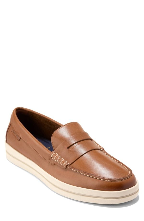 コールハーン メンズ シューズ スリッポン・ローファー Cole Haan Pinch Weekend Penny Loafer British Tan Angora タン