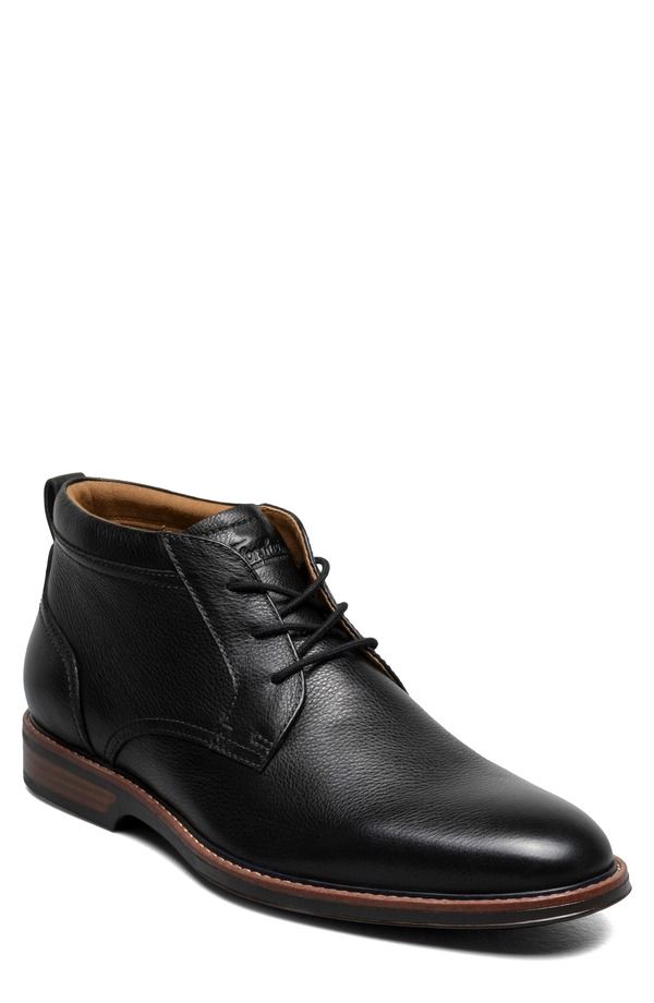 フローシャイム メンズ シューズ ブーツ・レインブーツ Florsheim Traveler Chukka Boot Black ブラック