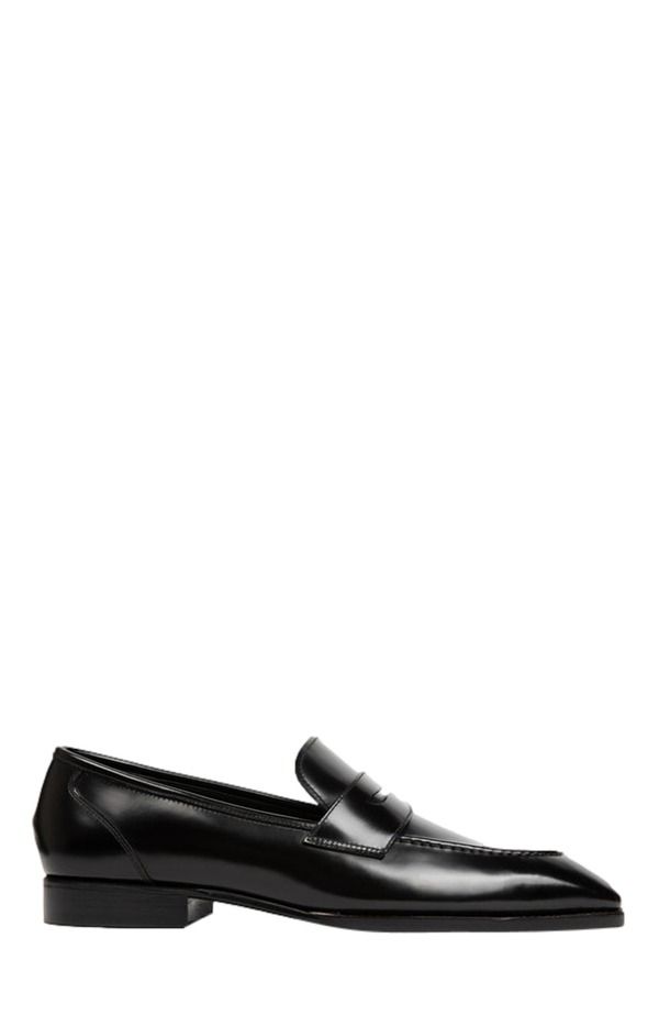 アンソニー ヴィア メンズ シューズ スリッポン・ローファー Anthony Veer Belmont Penny Loafer Onyx Shine Black ブラック