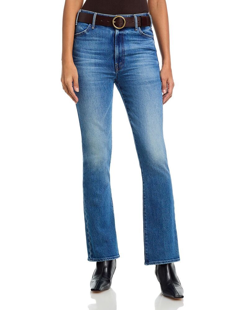 マザー レディース ボトムス デニムパンツ ジーンズ MOTHER The Hustler Flood High Rise Jeans in All Your Eggs in One Basket All Your Eggs One Basket
