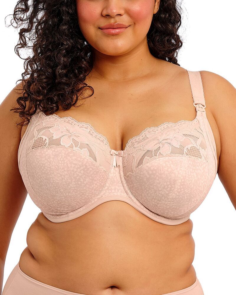 エロミ レディース アンダーウェア ブラジャー Elomi Molly Underwire Nursing Bra Cameo Rose