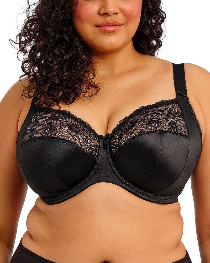 エロミ レディース アンダーウェア ブラジャー Elomi Morgan Underwire Bra Black ブラック