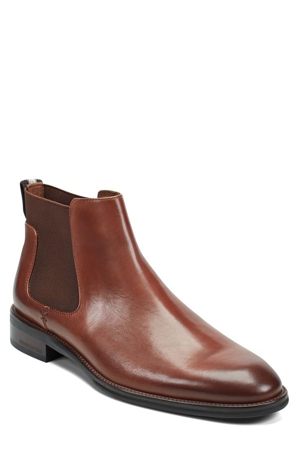 ケネスコール メンズ シューズ ブーツ・レインブーツ チェルシーブーツ チェルシー Kenneth Cole New York Tully Chelsea Boot Cognac Mocha Silver モカ