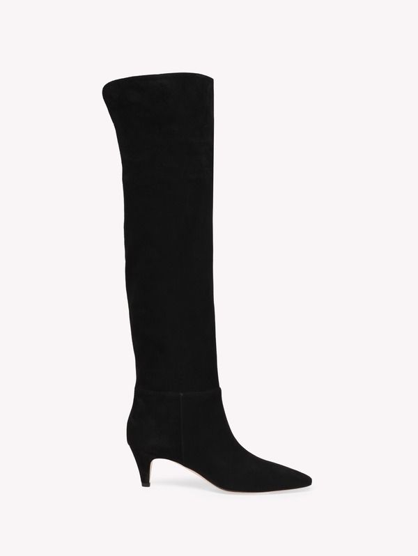 ジャンヴィト ロッシ レディース シューズ ブーツ・レインブーツ Gianvito Rossi Elise Boot 55 Black Suede ブラック
