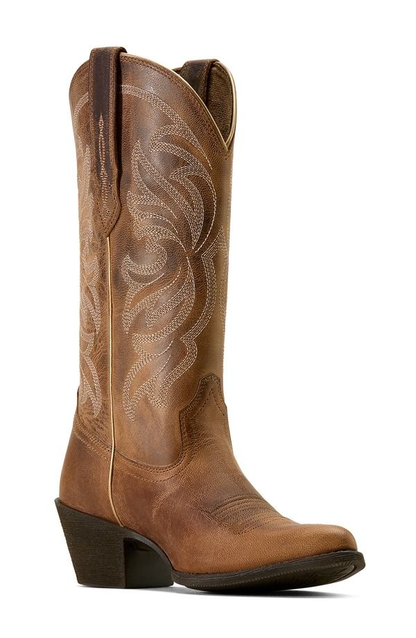 アリアト レディース シューズ ブーツ・レインブーツ Ariat Heritage J Toe Western Boot Mesa Tan タン