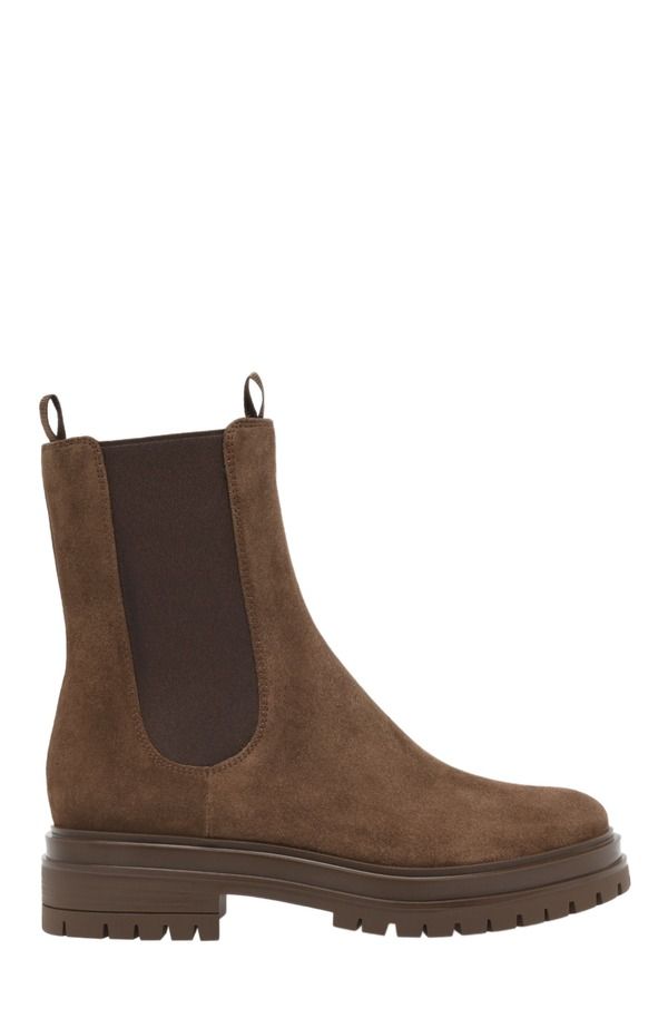 ジャンヴィト ロッシ レディース シューズ ブーツ・レインブーツ Gianvito Rossi Chester Biker Boots Brown ブラウン