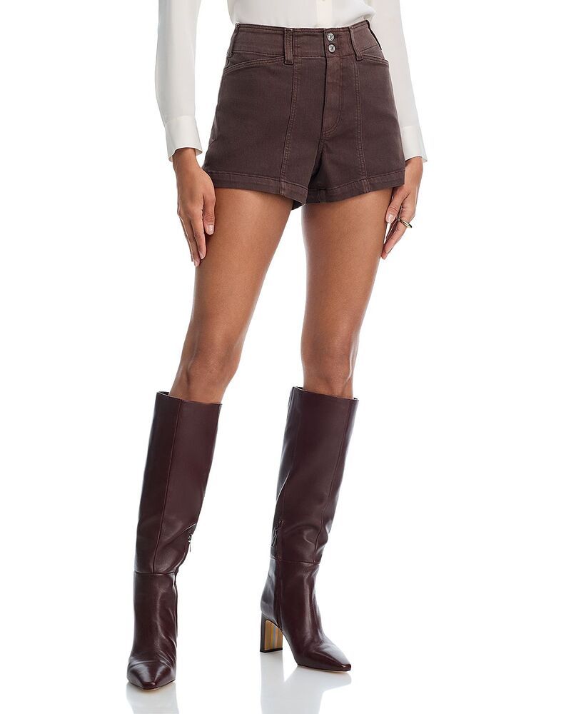 ペイジ レディース ボトムス ハーフパンツ・ショーツ ショートパンツ PAIGE Olivia Shorts Richocolate チョコレート