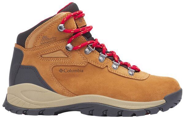コロンビア レディース シューズ ブーツ・レインブーツ プラスサイズ Columbia Womens Newton Ridge Plus Mid Waterproof Hiking Boots ElkMountain Red レッド