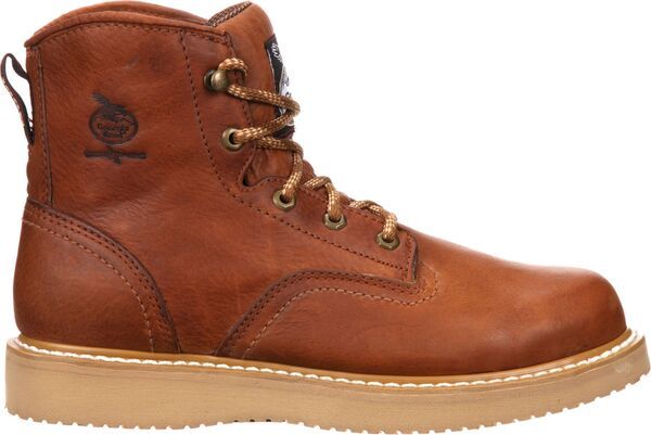 ジョージアブーツ メンズ シューズ ブーツ・レインブーツ Tシャツ Georgia Boots Mens Wedge Steel Toe Work Boots Barracuda Gold ゴールド