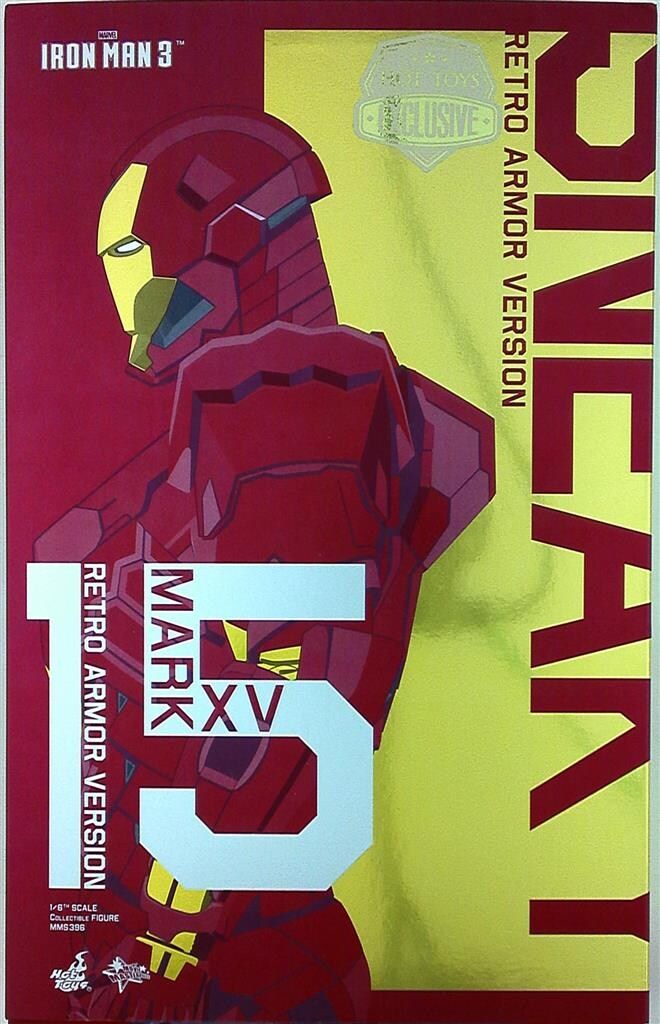 HOTTOYS MOVIE MASTERPIECE IRON MAN MARK 15 SNEAKY RETRO ARMOR VER MMS396
