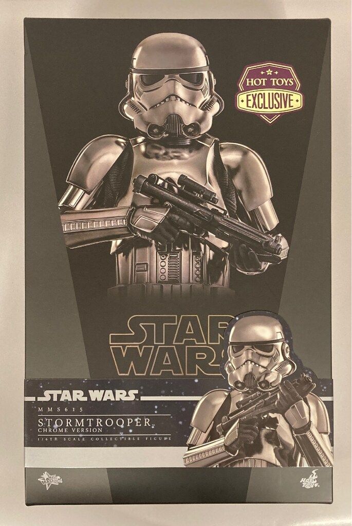 HOTTOYS MOVIE MASTERPIECE STORMTROOPER / CHROME VERSION MMS615