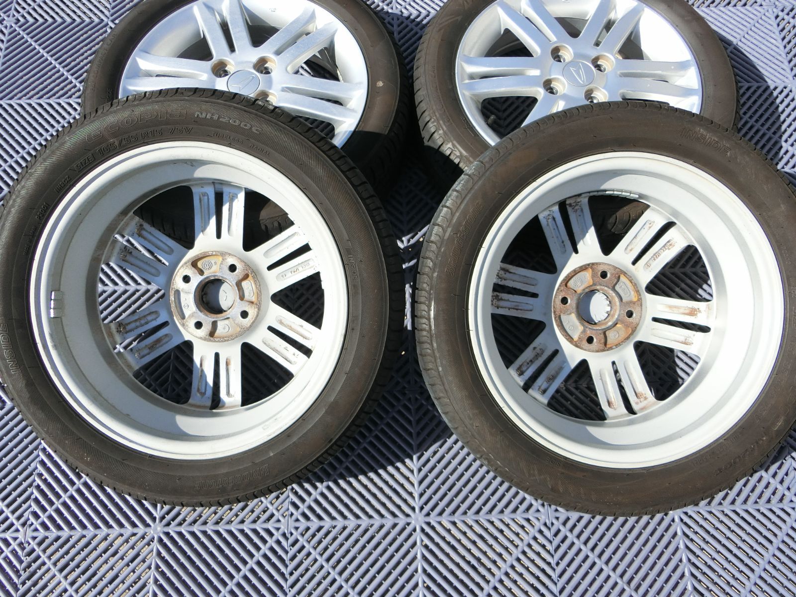 995] 送料無料 ダイハツ純正 15インチ アルミホイール 15×4.5J +45