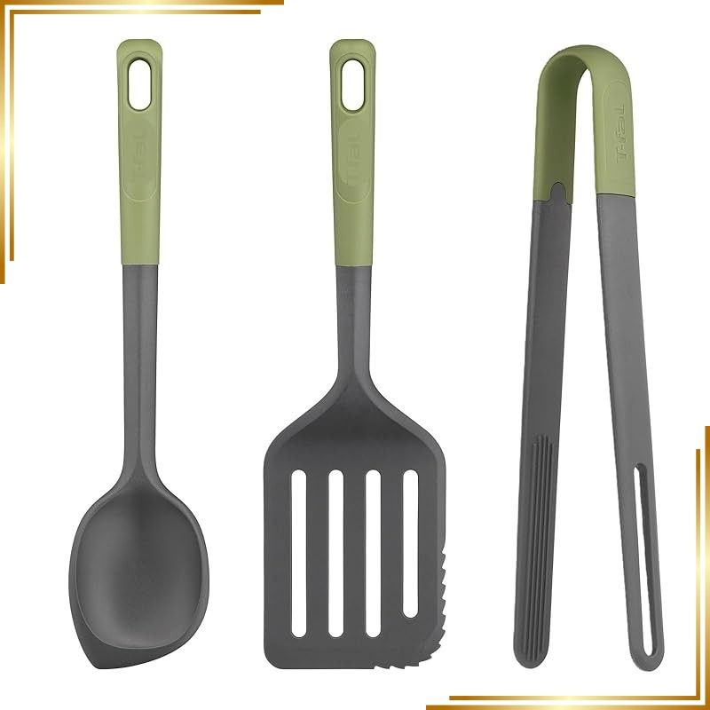 【新品】 ティ ファール キッチンツール 3点セット 2in1 調理器具（スプーン・ターナー・トング）耐熱 食洗機対応 時短 便利 新生活 引っ越し祝い