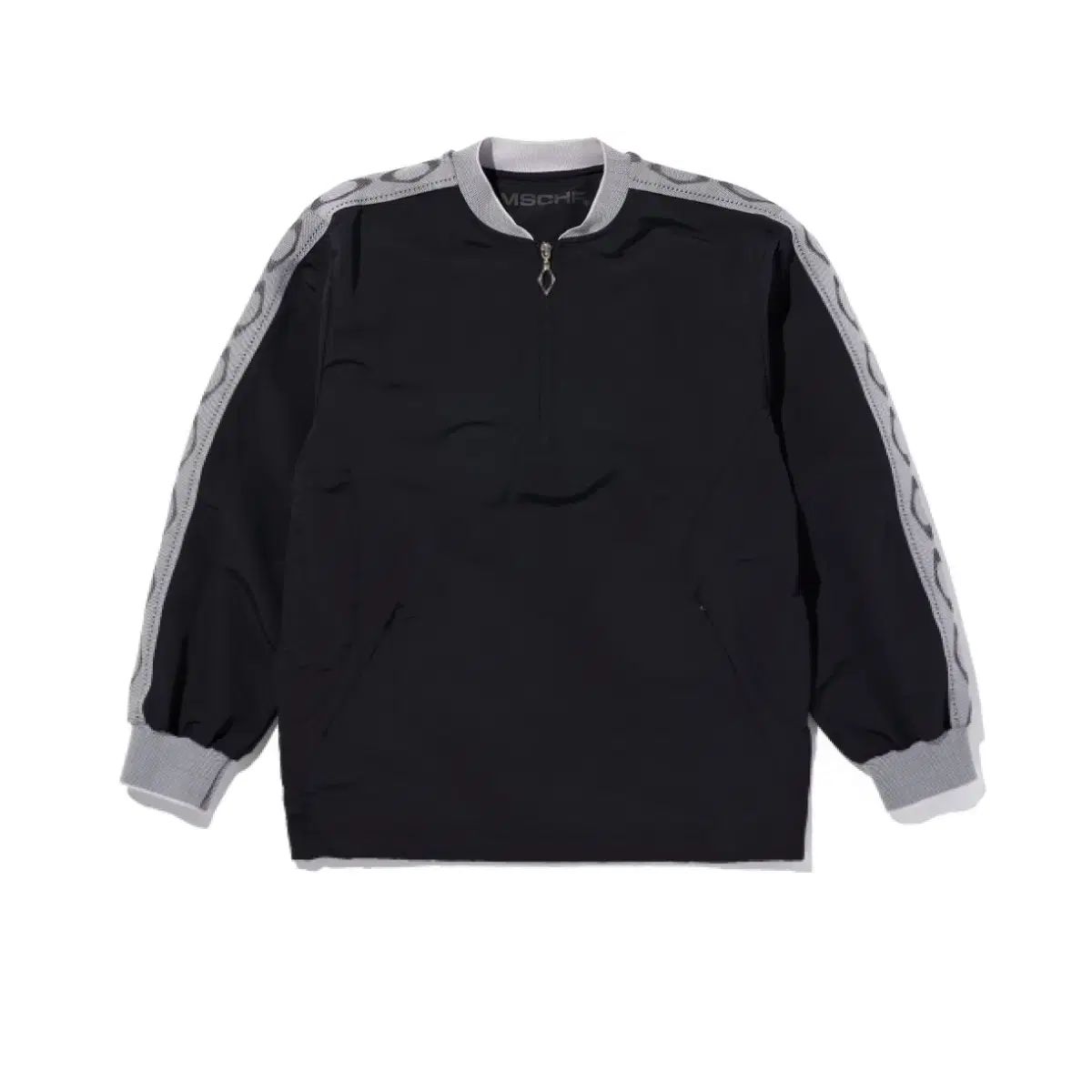 ミスチーフ RHOMBUS ハーフ ジップアップ ブラック M 新品