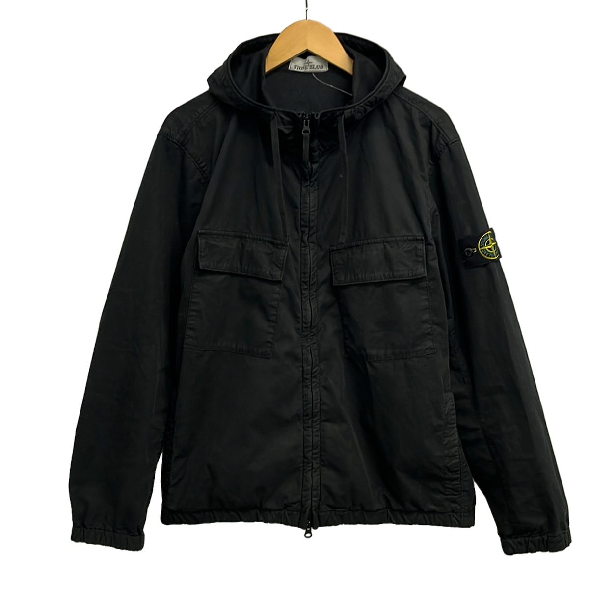 STONE ISLAND(ストーンアイランド) ブルゾン サイズL メンズ美品 801542610 黒 ジップアップ