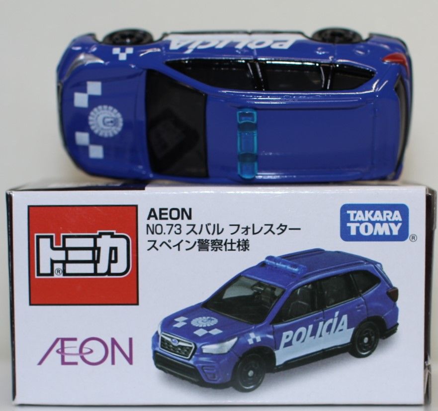 USED トミカ AEON NO.73 スバル フォレスター スペイン警察仕様