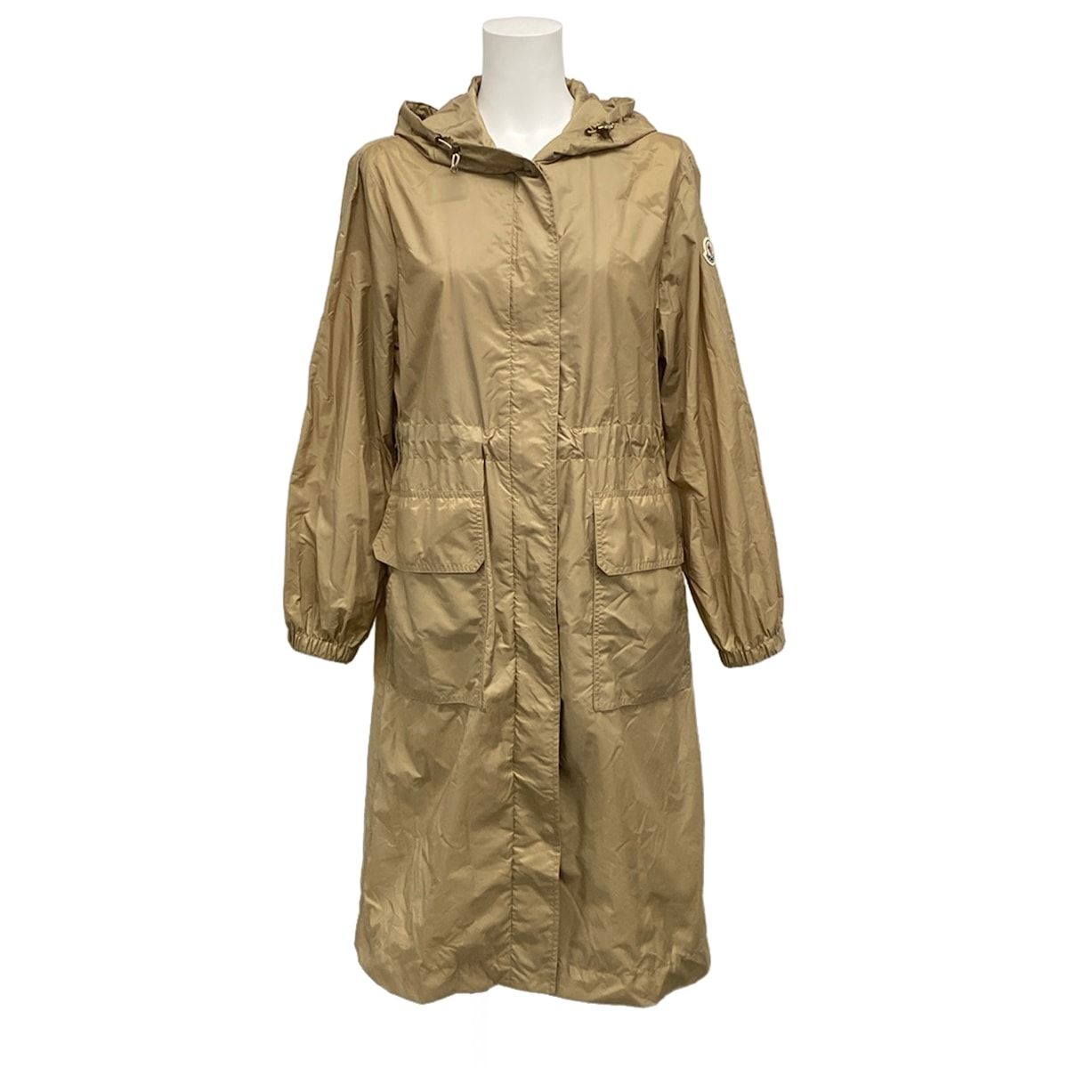 MONCLER(モンクレール) コート サイズ00 XS レディース美品 HIENGOS L109031C00018 ベージュ 長袖/ジップアップ/春/秋