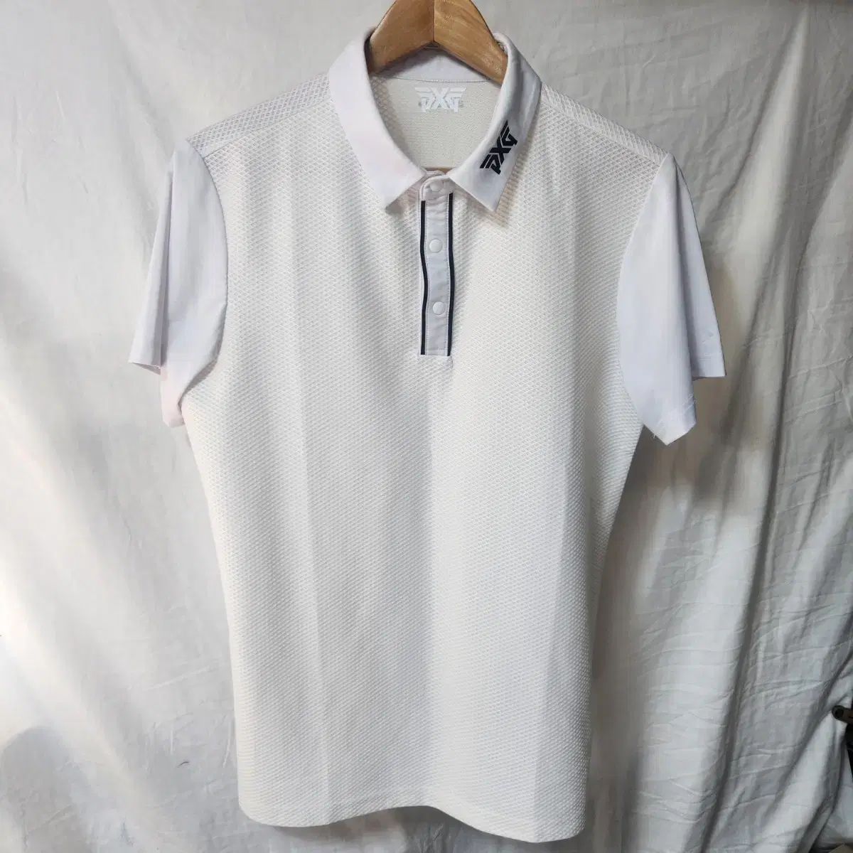 PXG 白 ゴルフ 半袖 カラーTシャツ L