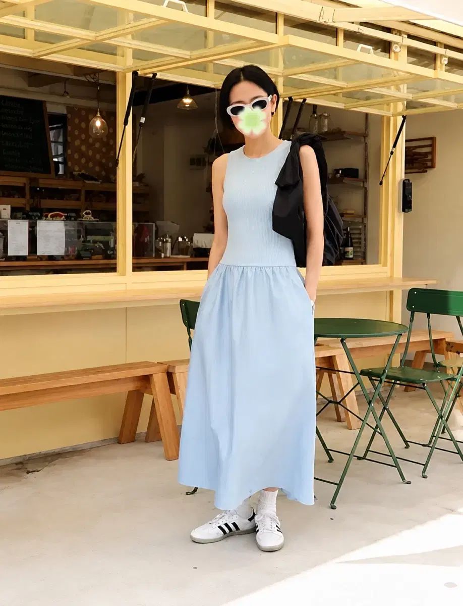 & Other Stories アンドアザーストーリーズ キム・ナヨン ONE PIECE ワンピース/タンクトップ Long ロングDress ドレス(ベージュ)