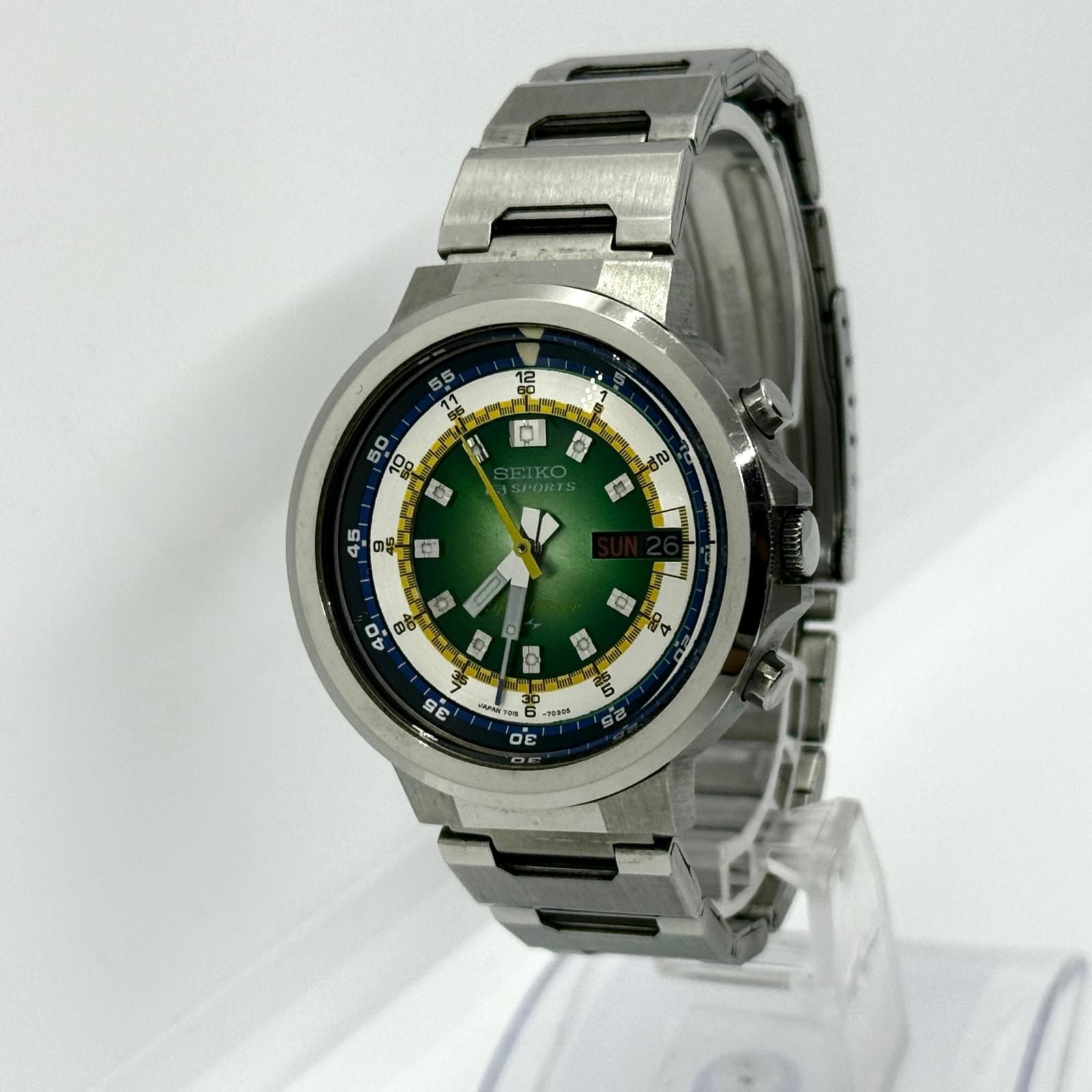 SEIKO 5 SPORTS Speed Timer 7015-7020 腕時計 【公式通販】