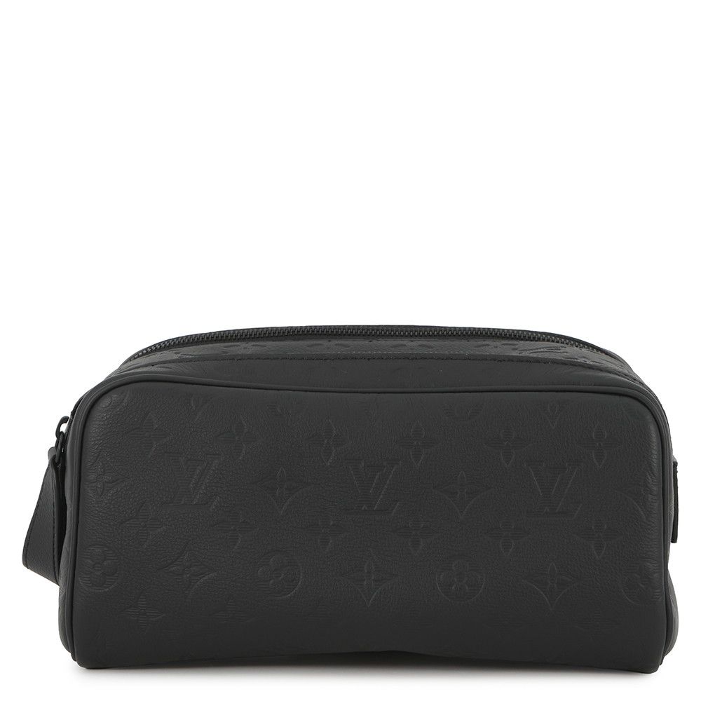 ルイヴィトン クラッチバッグ モノグラム・シャドウ ドップ・キット M12645 LOUIS VUITTON ヴィトン メンズ ブラック 黒