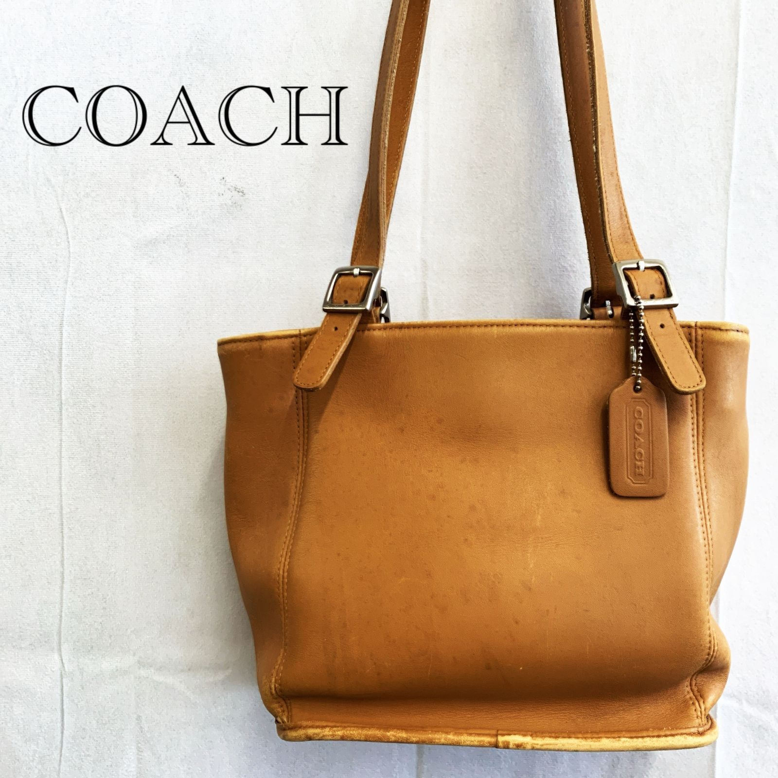 オールドコーチ ショルダーバッグ キャメル デッドストック 未使用!! オールドコーチ OLD COACH ショルダーバッグ