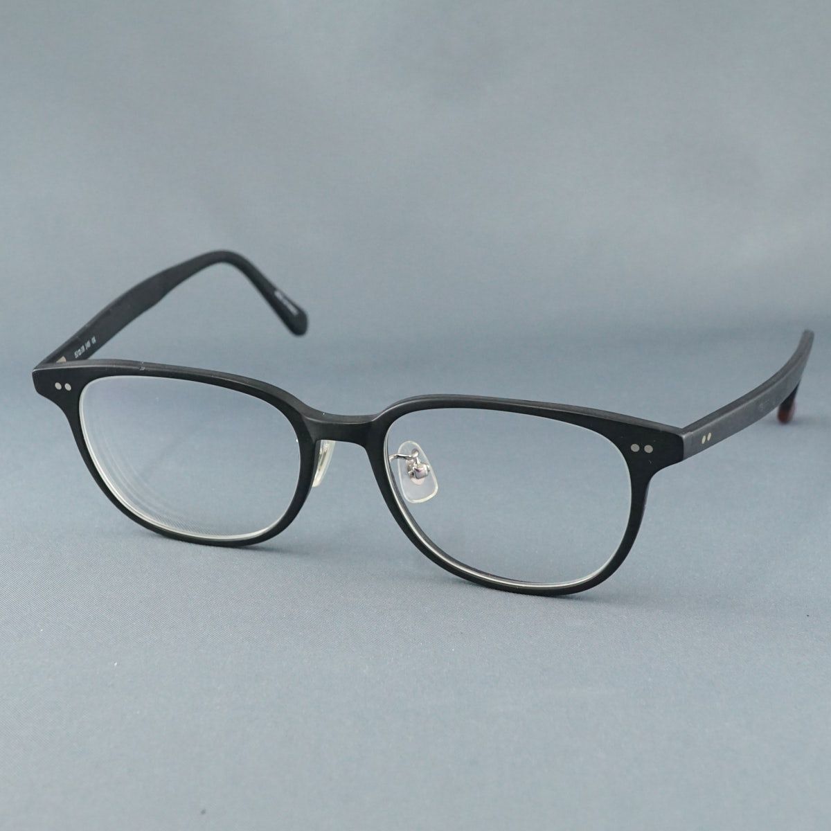 眼鏡 Y's ワイズ USED美品 81-0007-1-51 ブラック ウェリントン アイウェア 中古 X9765