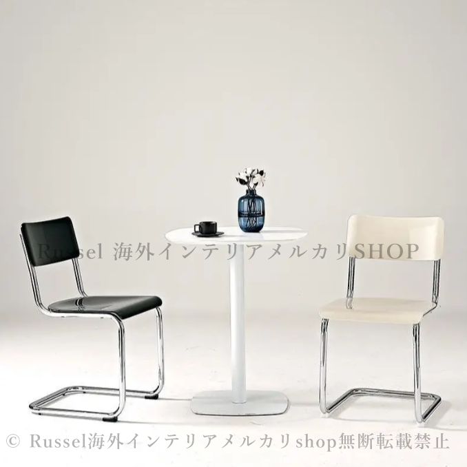 ステンレスフレームチェア モダン ダイニング 背もたれ シンプル 屋内外兼用 おしゃれ オフィス ホワイト ブラック グリーン イエロー ピンク グレー 8-14