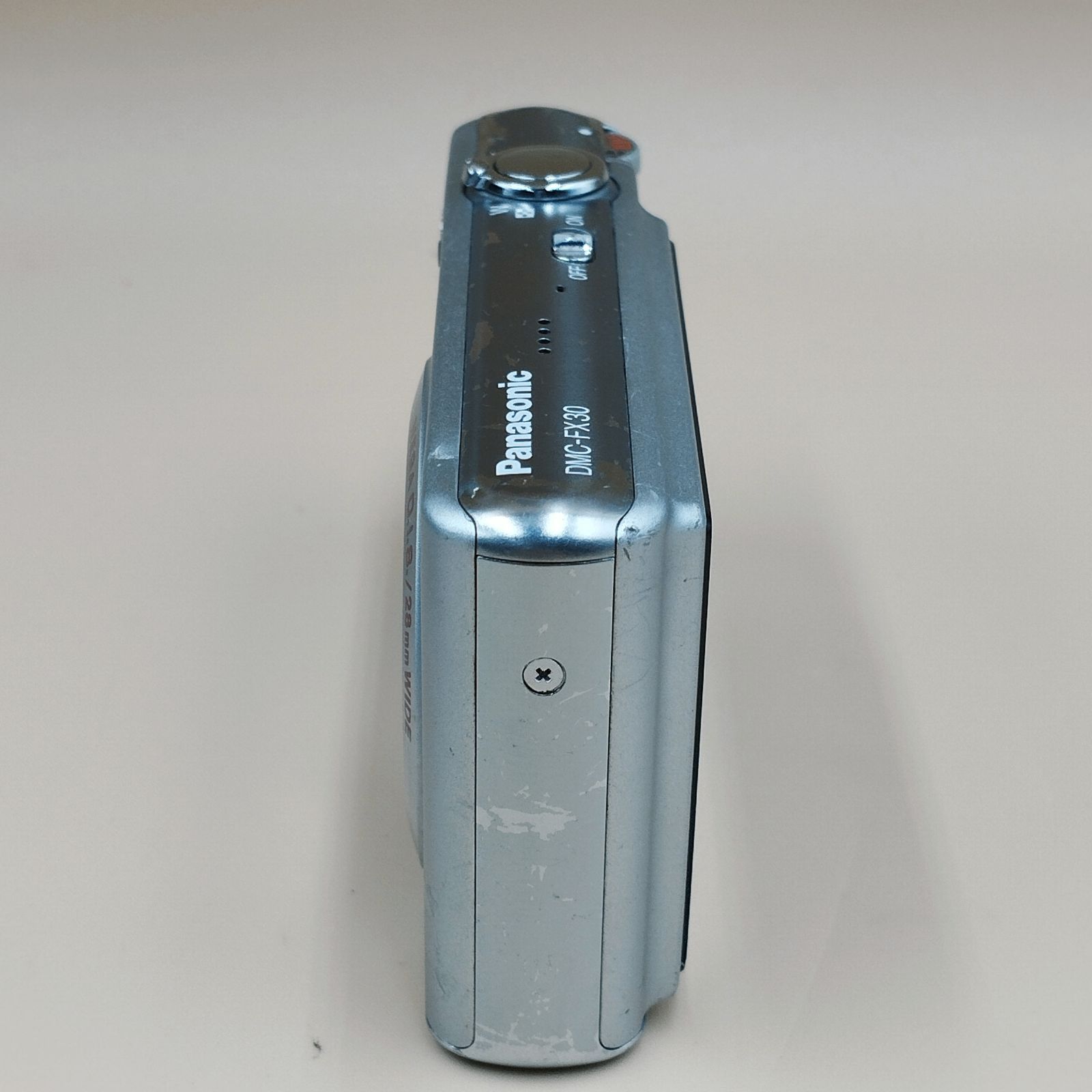 D40566】（現状品）Panasonic LUMIX DMC-FX30 シルバー ※バッテリー欠