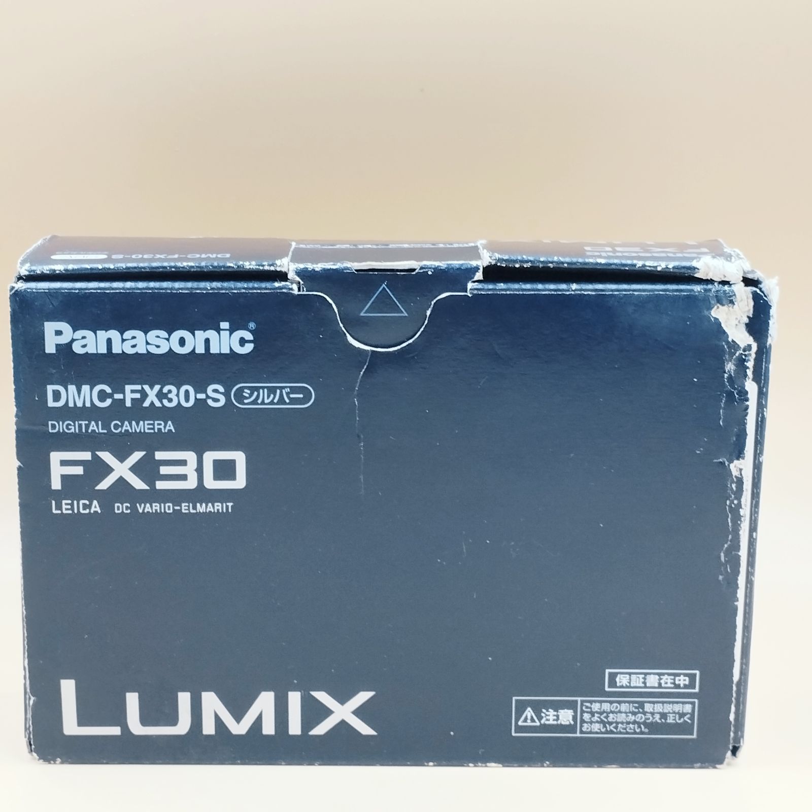 D40566】（現状品）Panasonic LUMIX DMC-FX30 シルバー ※バッテリー欠