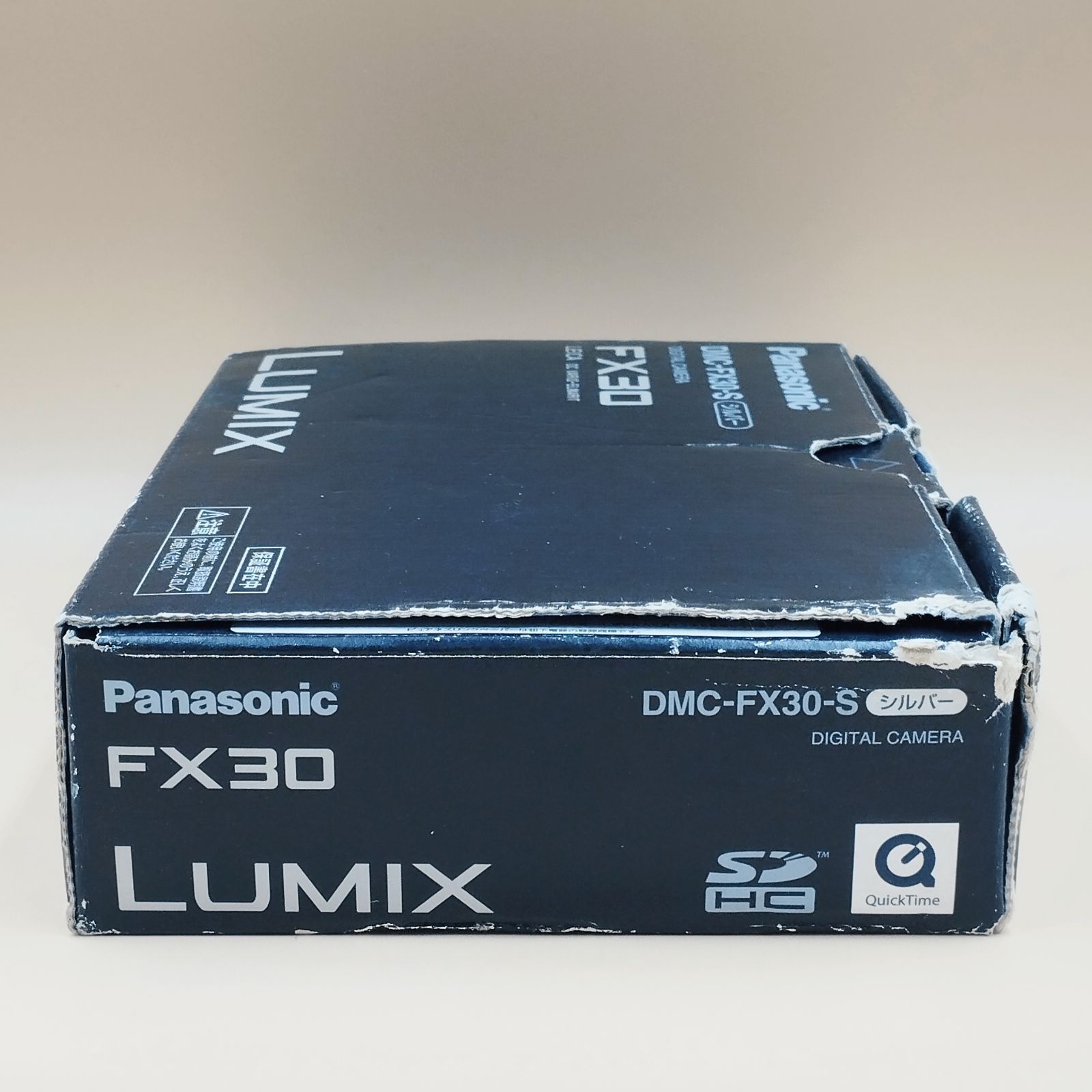 D40566】（現状品）Panasonic LUMIX DMC-FX30 シルバー ※バッテリー欠