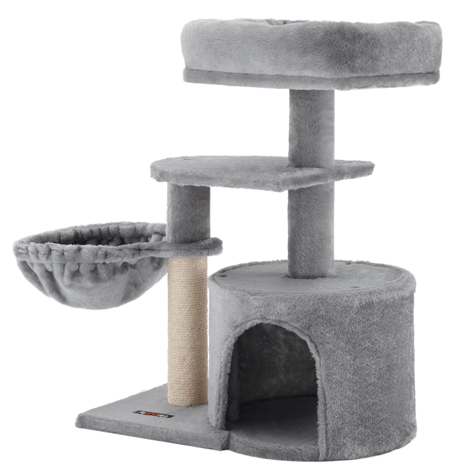 FEANDREA キャットタワー ミニ子猫やシニア猫にお勧め 省スペース 爪とぎ 高さ68cm PCT59W shu