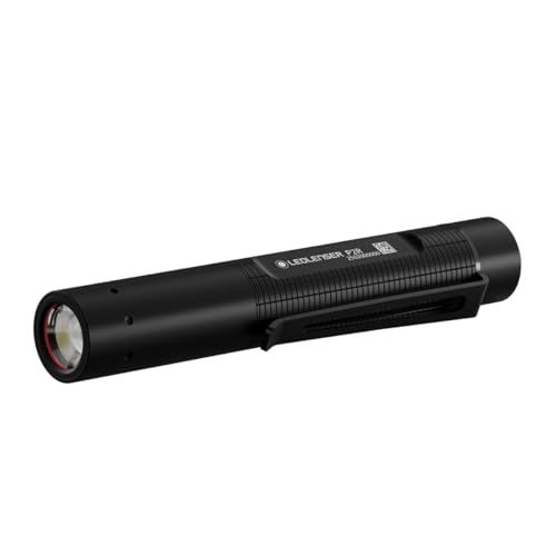Ledlenser P2R 第四世代 ハンドライト 充電式 200ルーメン USB-C 90m照射 LED コンパクトライト フォーカス機能 完全防水 パワフル 8 時間照射 軽量36g 登録で7年保証 2025年9月発売 信頼のドイツブランド レッド shu