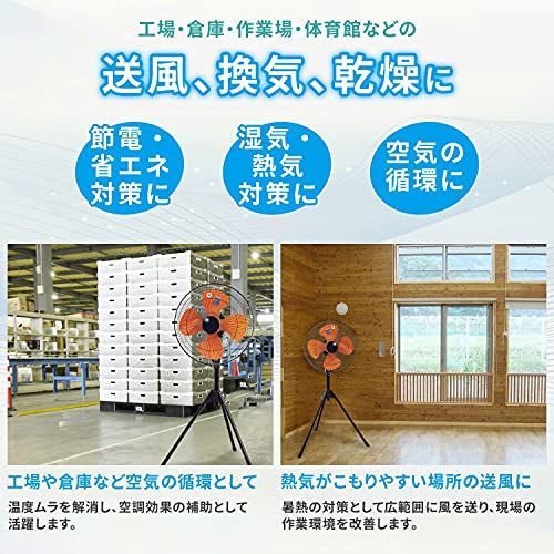 ナカトミ 45cm 業務用扇風機(工業扇) スタンド型 スピンナー式(羽根簡単取付) 3段階風量 左右首振 上下首折 高さ115~133cm 工業 扇風機 QSE-45t eea1f8b1 ナカトミ 45cm 業務用扇風機(工業扇) スタンド型 スピンナー式(羽根簡単取付) 3段階風量 左右首振 上下首折 高さ115~133cm 工業 扇風機 QSE-45t eea1f8b1