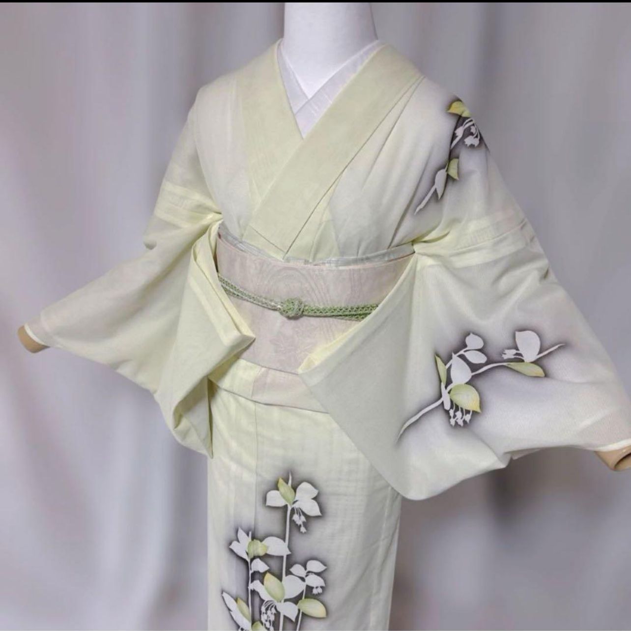 美品】東レシルック 絽 訪問着 フルセット 夏着物 淡色 上品 正絹袋帯
