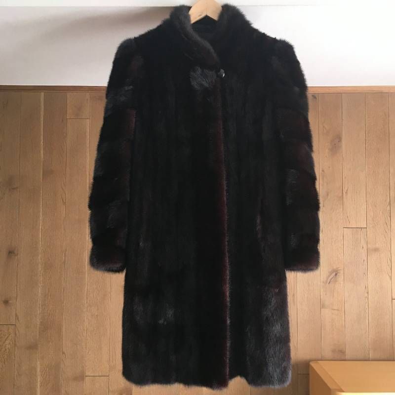 SAGA MINK サガミンク 毛皮 金タグ 柔らか ミンクファー ロング コート