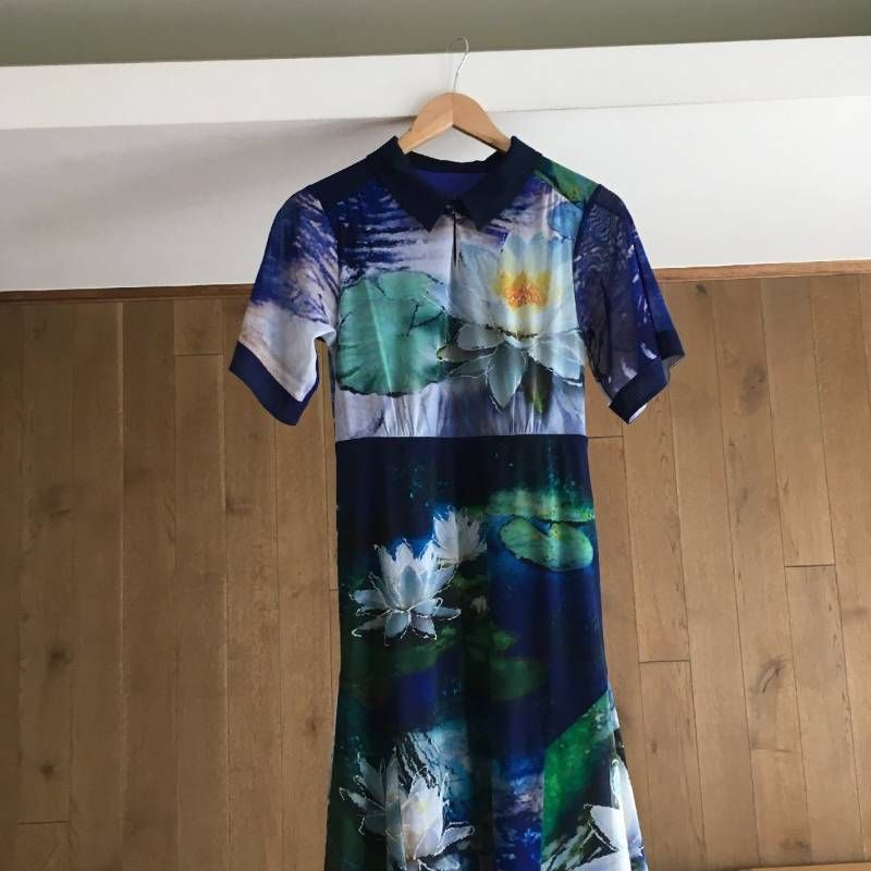 美品 VIVIENNE TAM(ヴィヴィアンタム　パワーネット　ワンピース38 美品 VIVIENNE TAM(ヴィヴィアンタム パワーネット ワンピース38